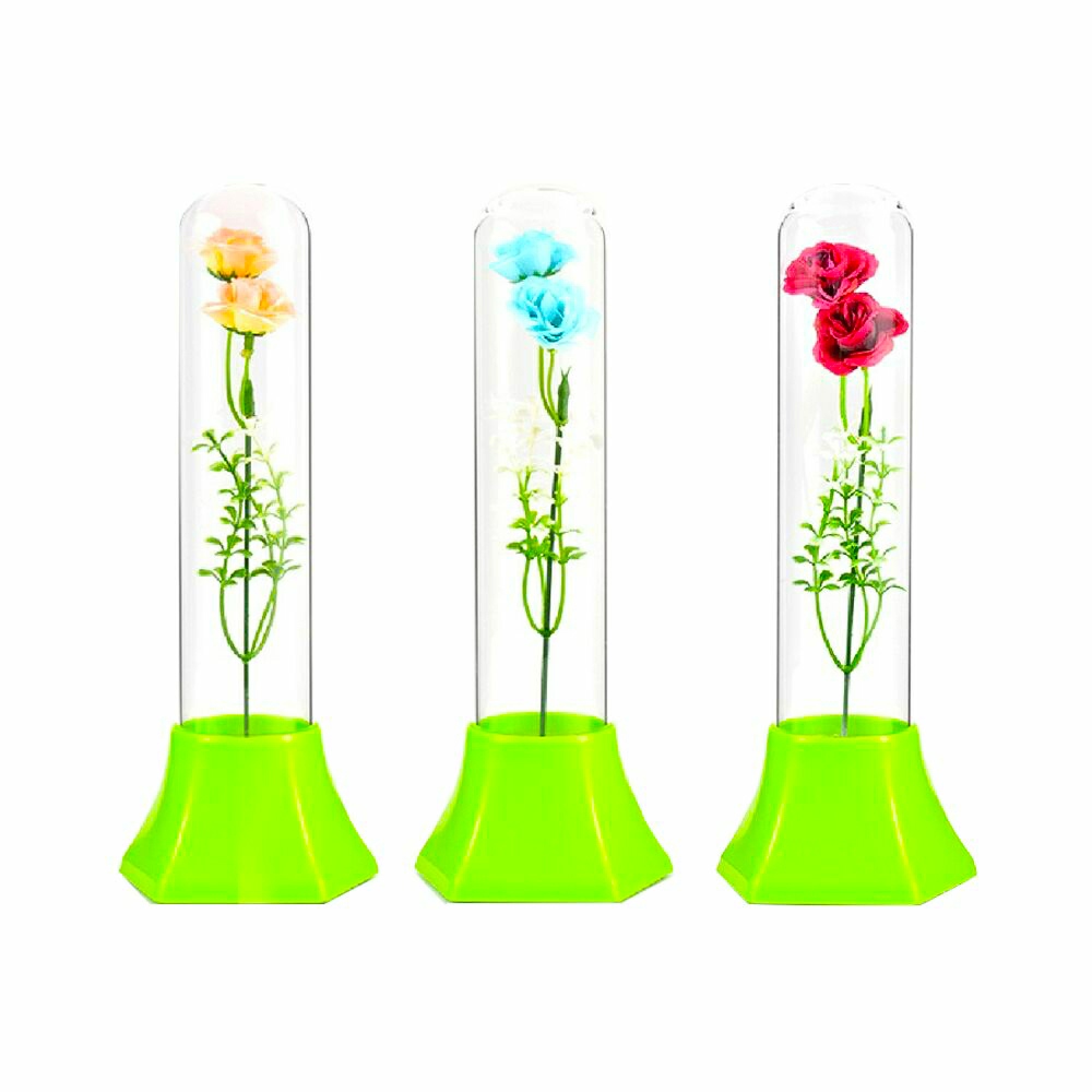 Remote Control Tube Glass Flower Night Light