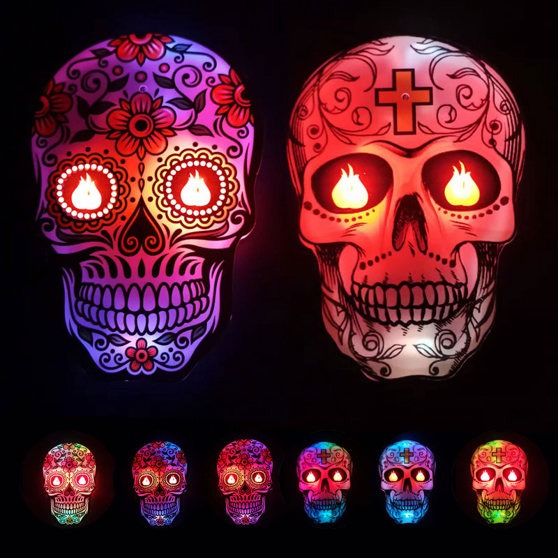 Skull Motion Sensor Wall Lamp